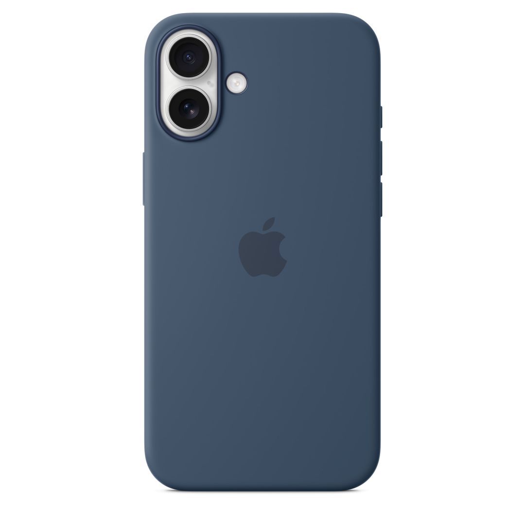 Apple iPhone 16 Plus Silicone Case with MagSafe Denim