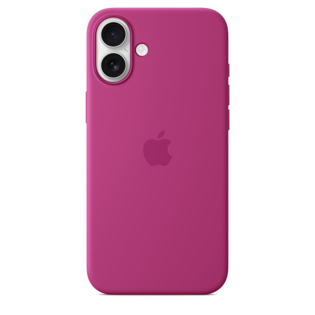 Apple iPhone 16 Plus Silicone Case with MagSafe Fuchsia (Seasonal)