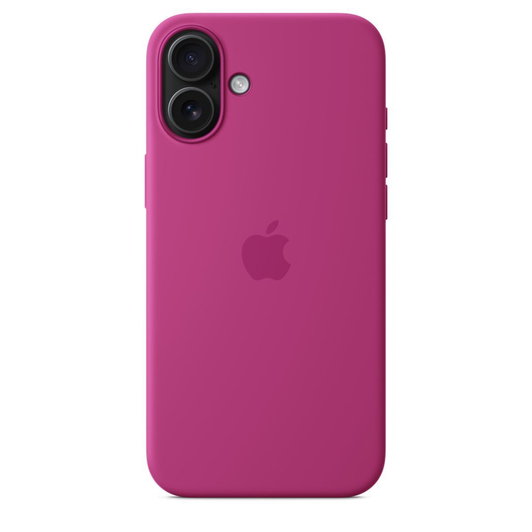 Apple iPhone 16 Plus Silicone Case with MagSafe Fuchsia (Seasonal)