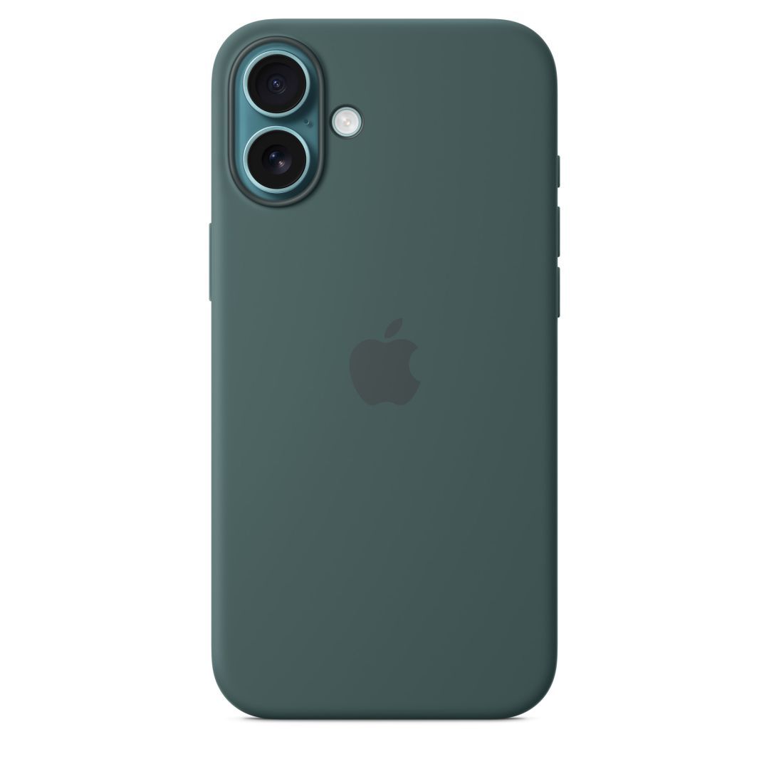 Apple iPhone 16 Plus Silicone Case with MagSafe Lake Green (Seasonal)