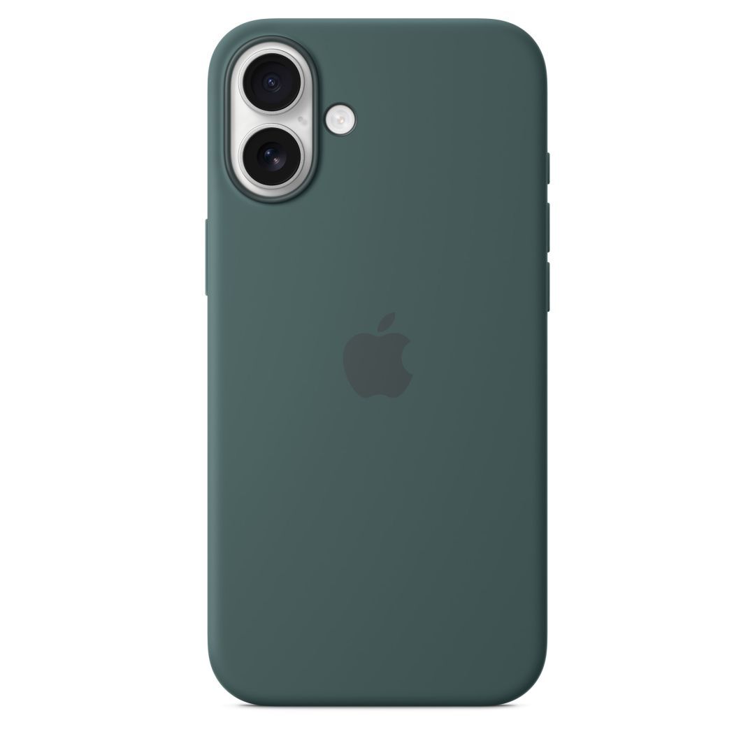 Apple iPhone 16 Plus Silicone Case with MagSafe Lake Green (Seasonal)