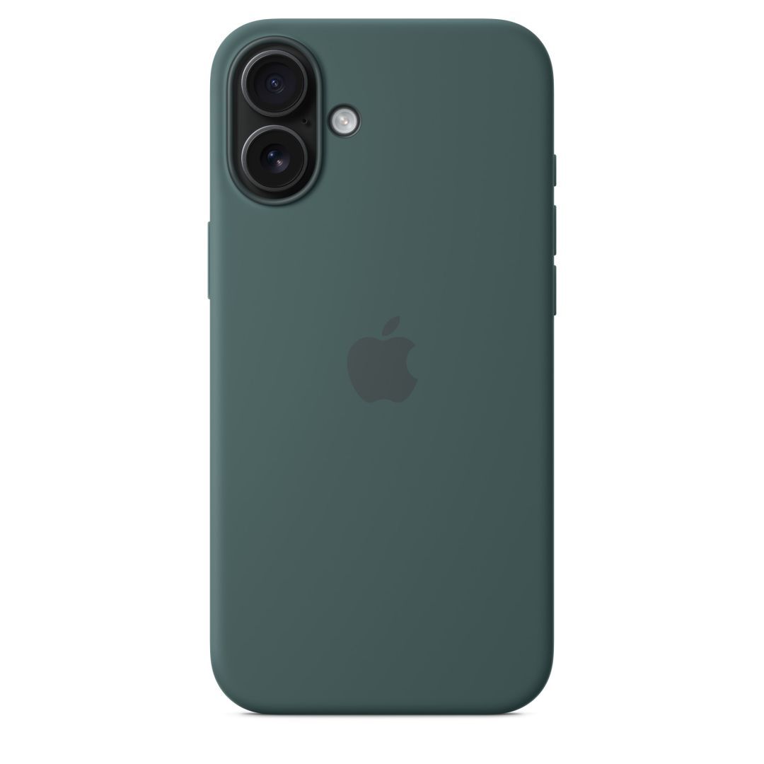 Apple iPhone 16 Plus Silicone Case with MagSafe Lake Green (Seasonal)