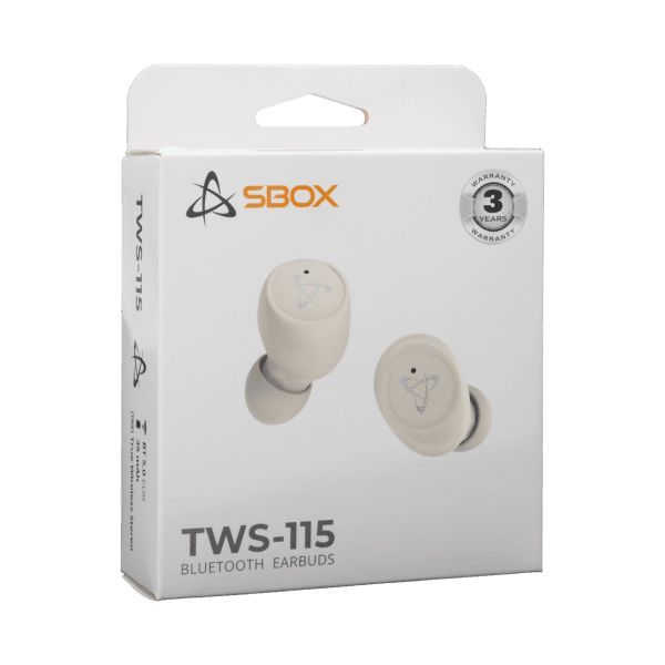 SBOX EB-TWS115 Bluetooth Headset Beige