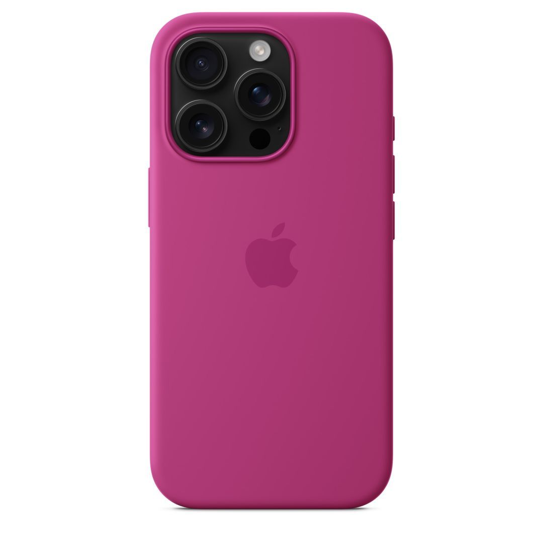 Apple iPhone 16 Pro Silicone Case with MagSafe Fuchsia (Seasonal)