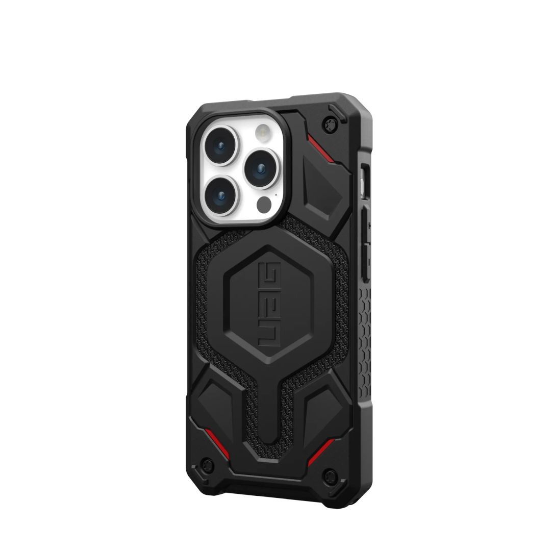 UAG Monarach Pro Kevlar case for Magsafe iPhone 15 Pro Kevlar Black