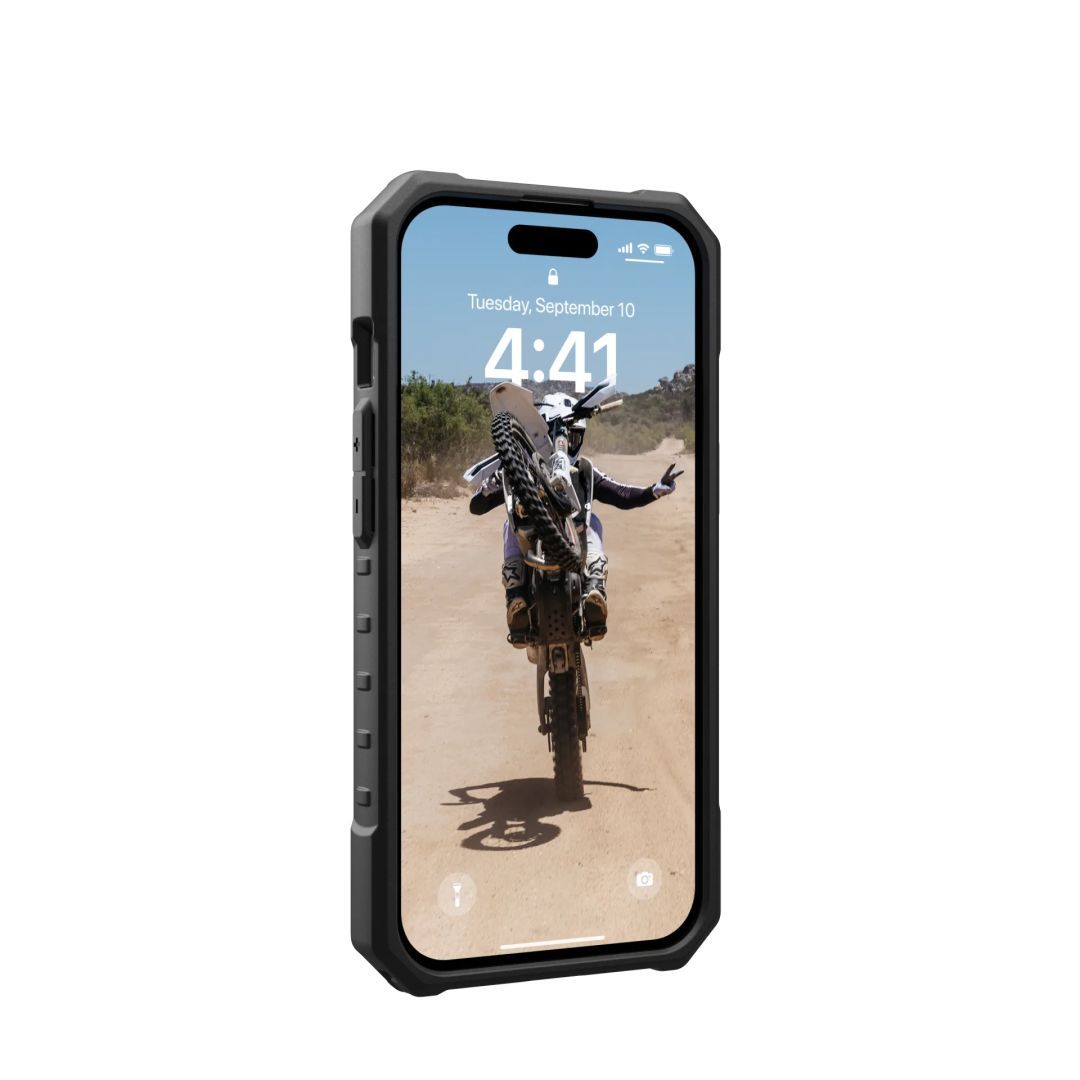 UAG Pathfinder case for MagSafe iPhone 15 Black