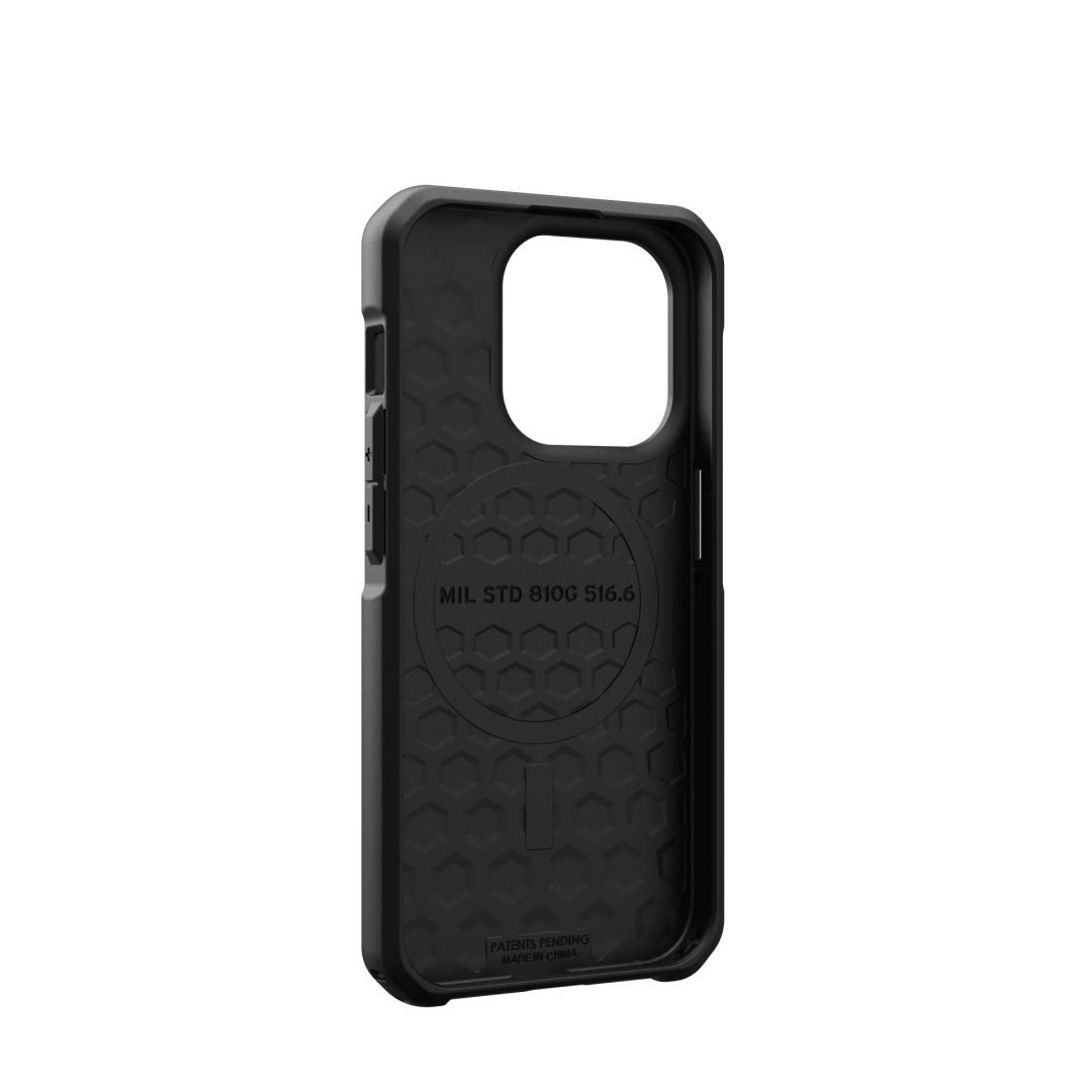 UAG Metropolis LT case for MagSafe iPhone 15 Pro Kevlar Olive