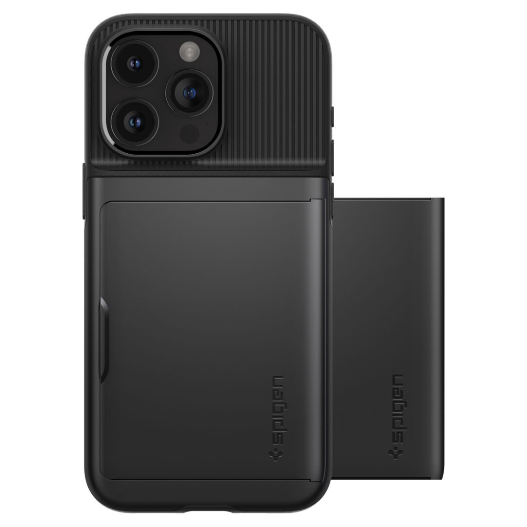 Spigen iPhone 15 Pro Case Slim Armor CS Black