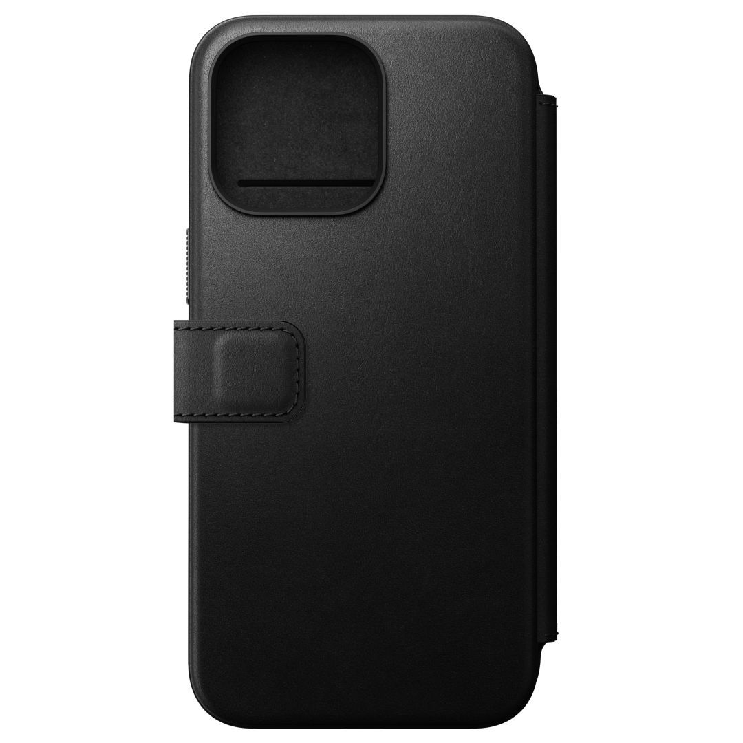 Nomad iPhone 15 Pro Max Modern Leather Folio Black