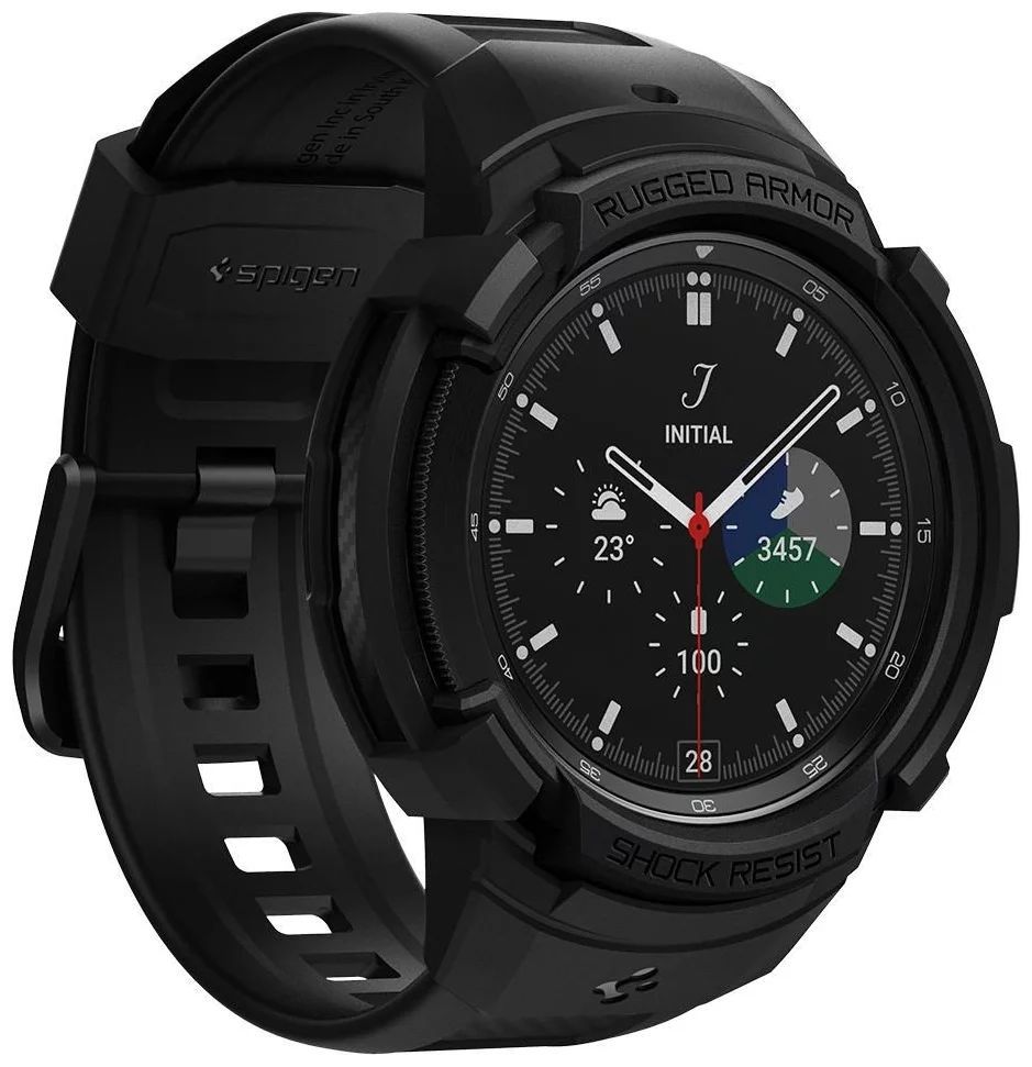 Spigen Rugged Armor Pro Samsung Galaxy Watch 4 Classic Black