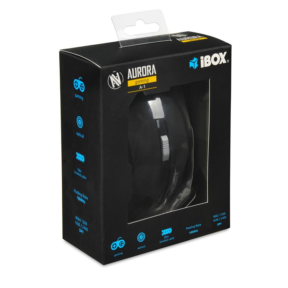 iBox Aurora A-1 Gaming Mouse Black