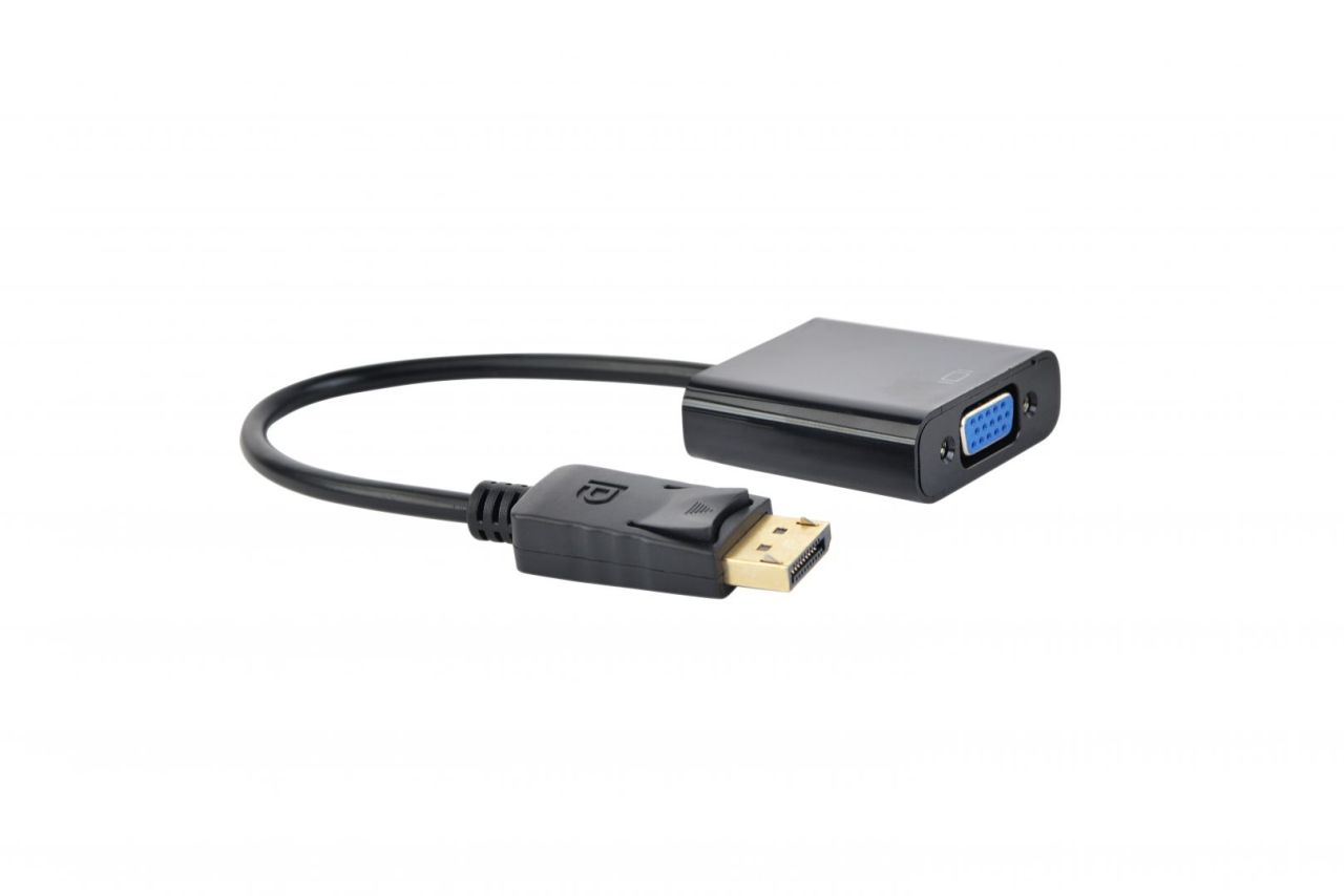 Gembird DisplayPort to VGA M/F adapter 0,2m Black