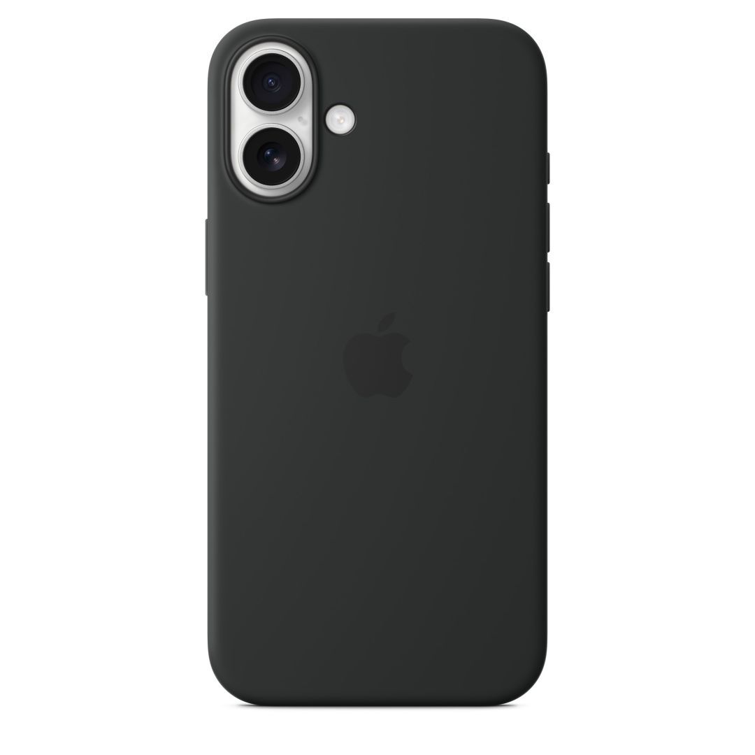 Apple iPhone 16 Plus Silicone Case with MagSafe Black