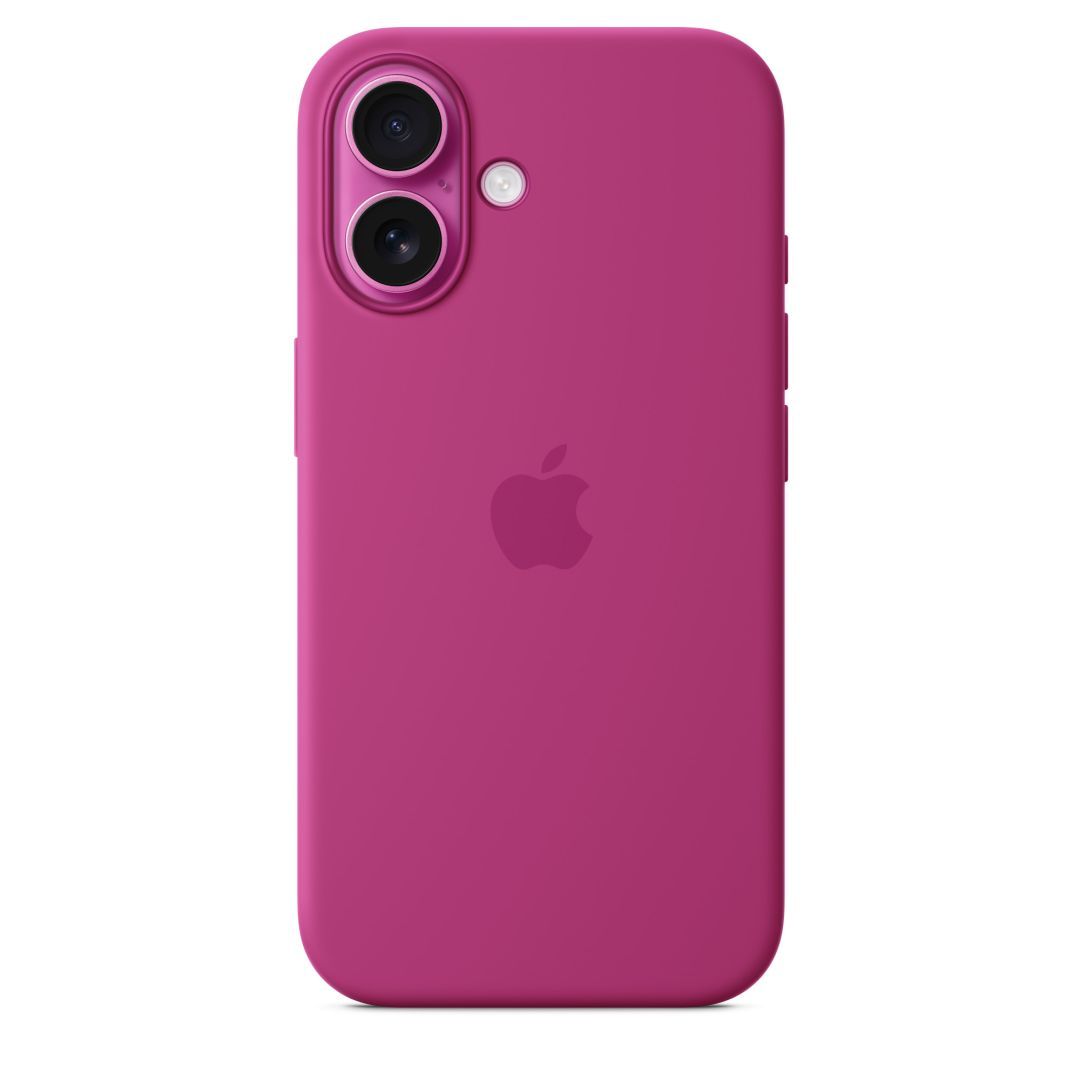 Apple iPhone 16 Silicone Case with MagSafe Fuchsia (Seasonal)