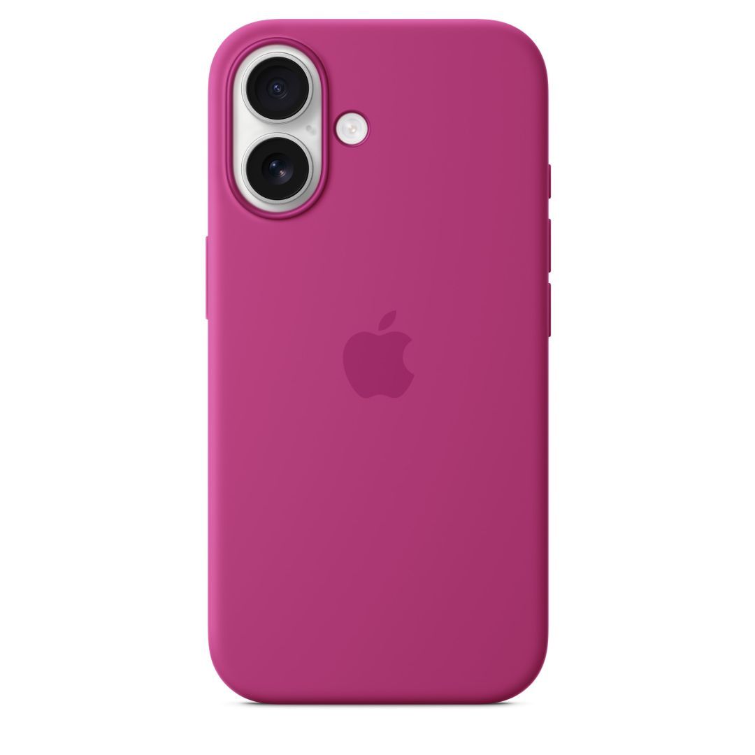 Apple iPhone 16 Silicone Case with MagSafe Fuchsia (Seasonal)