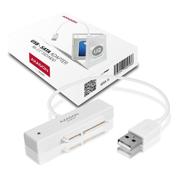 AXAGON ADSA-1S 2,5" USB2.0 HDD SATA White