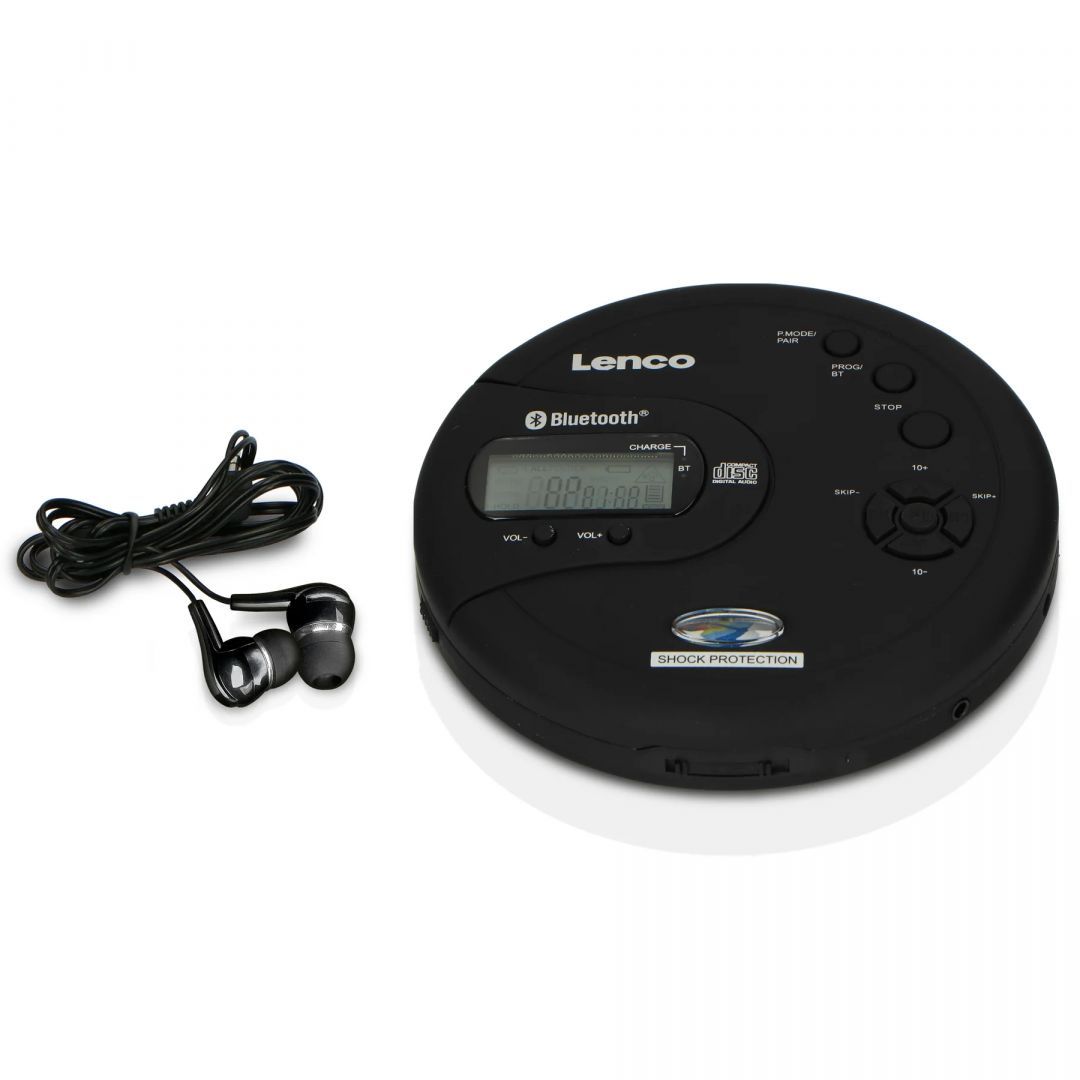 Lenco CD-300 MP3 Bluetooth player Black