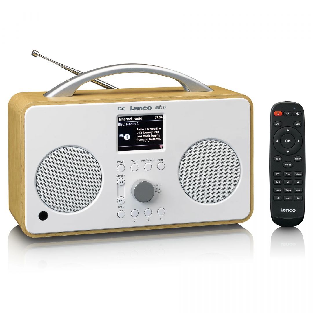 Lenco PIR-645WH Internet, DAB, FM RADIO, Bluetooth White