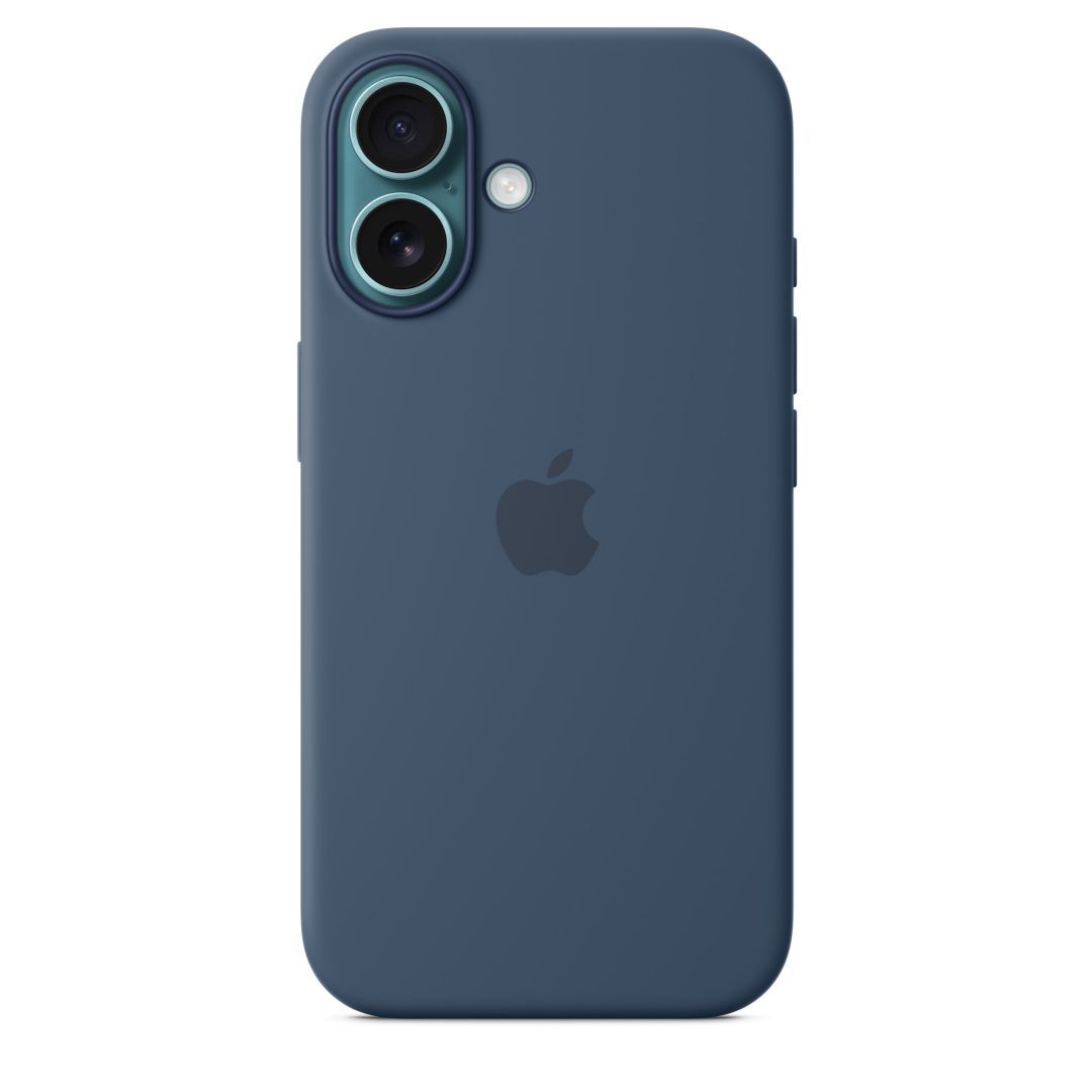 Apple iPhone 16 Silicone Case with MagSafe Denim