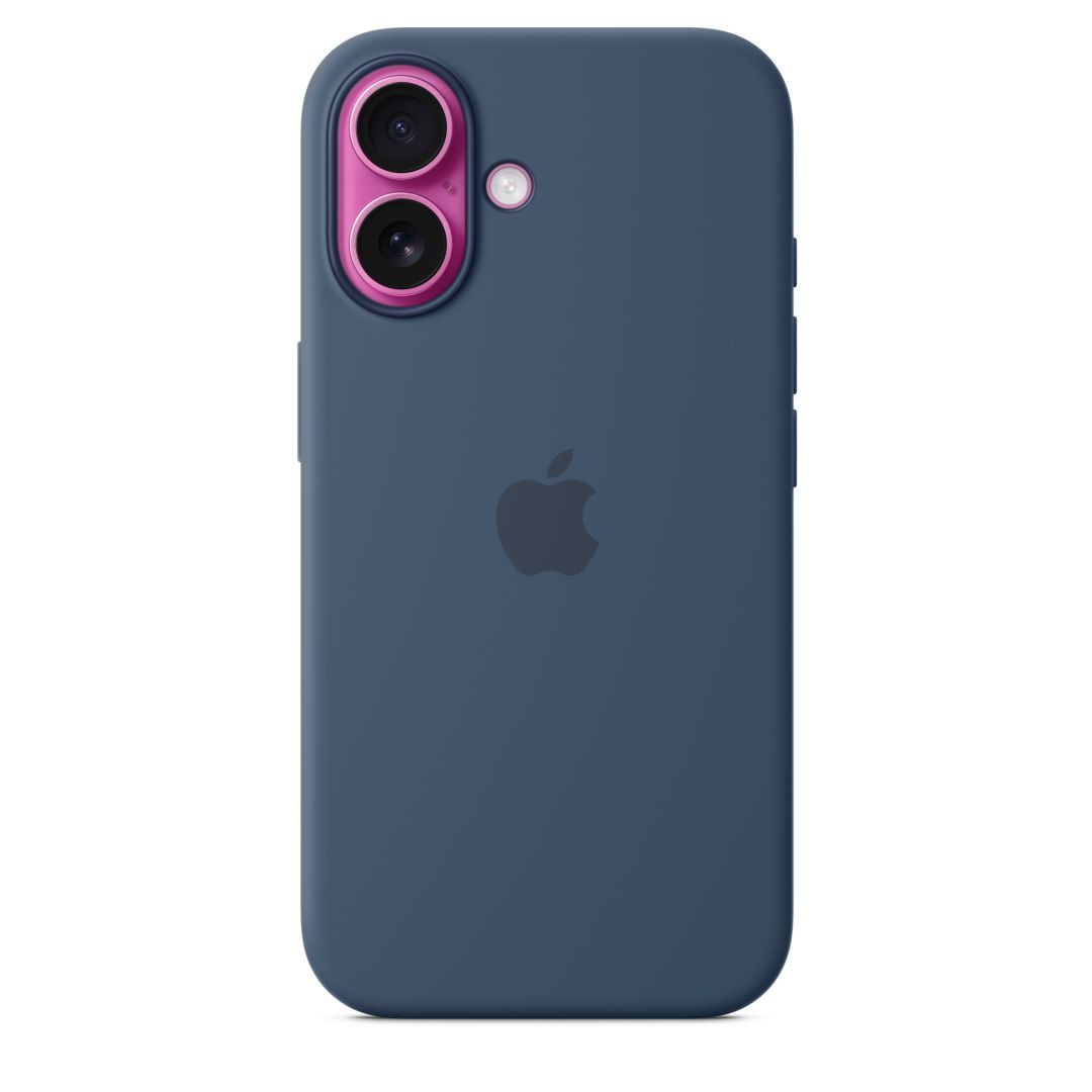 Apple iPhone 16 Silicone Case with MagSafe Denim