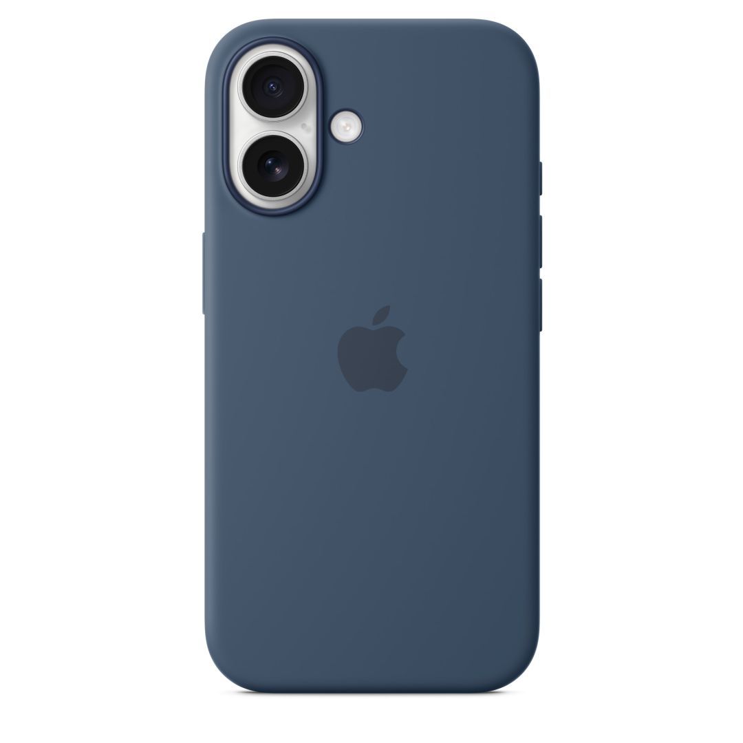 Apple iPhone 16 Silicone Case with MagSafe Denim