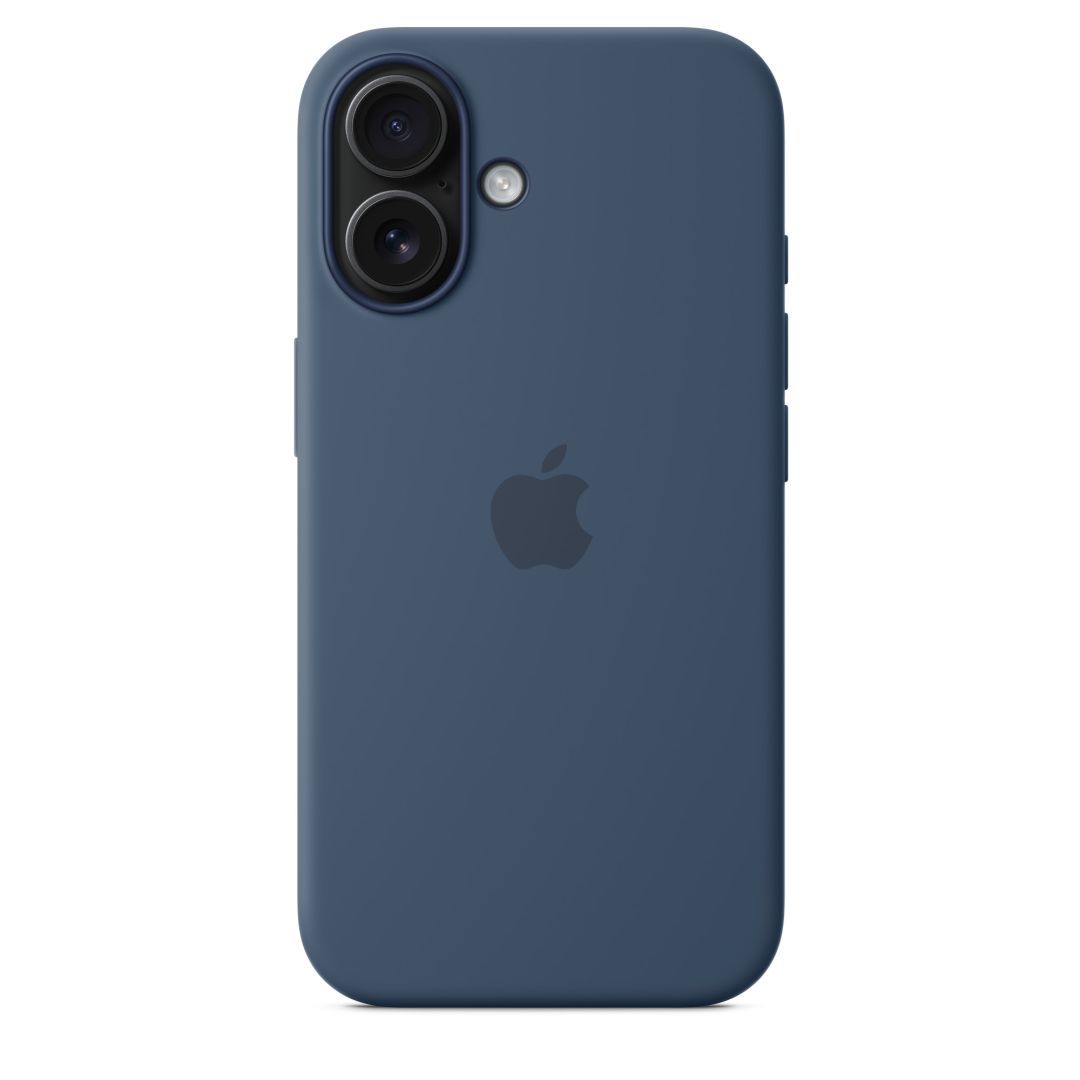 Apple iPhone 16 Silicone Case with MagSafe Denim