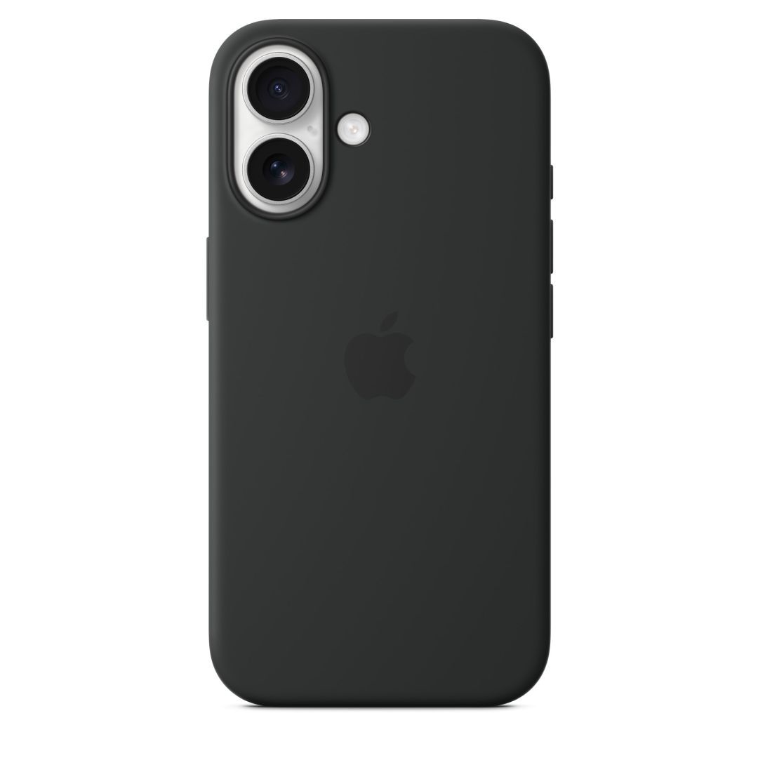 Apple iPhone 16 Silicone Case with MagSafe Black