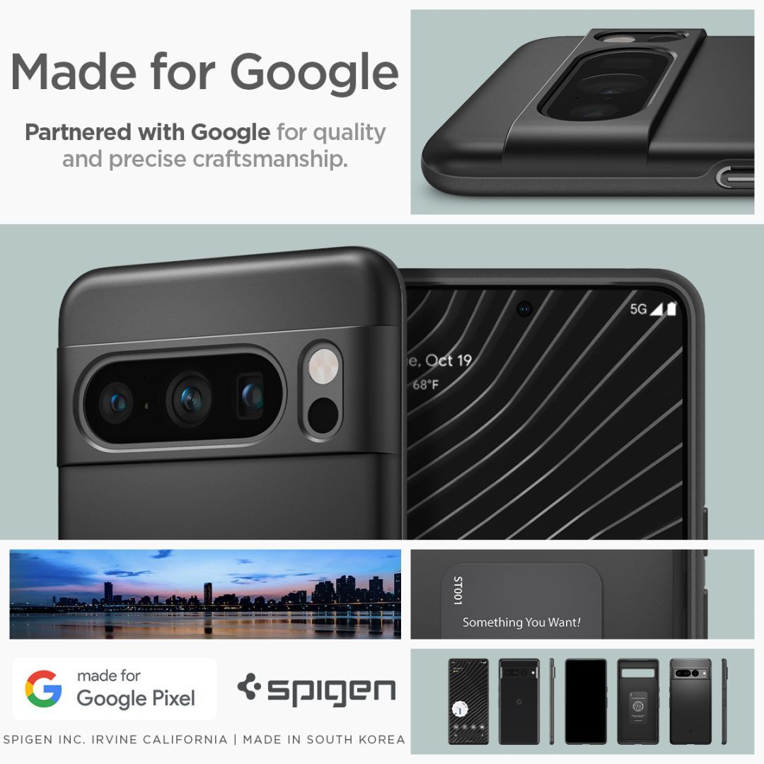 Spigen Google Pixel 8 Pro Thin Fit Black