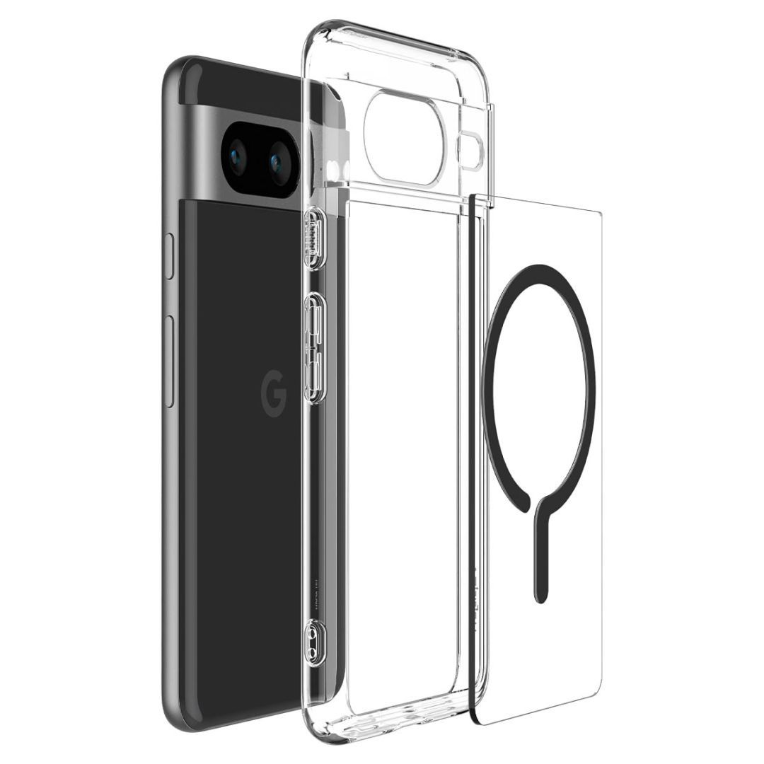 Spigen Google Pixel 8 Ultra Hybrid OneTap Metal Ring MagSafe Black