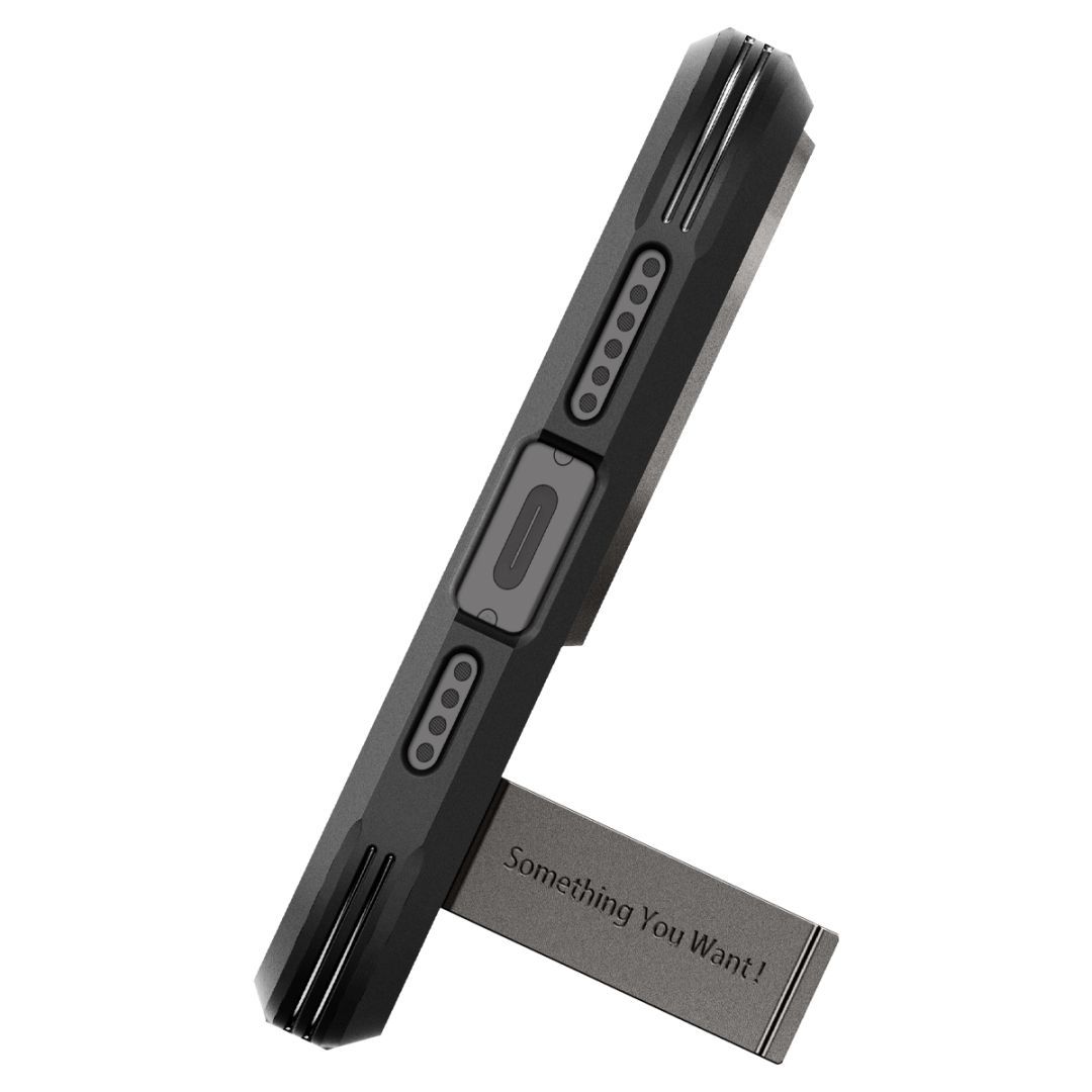 Spigen iPhone 15 Pro Case Tough Armor MagSafe (MagFit) Gunmetal