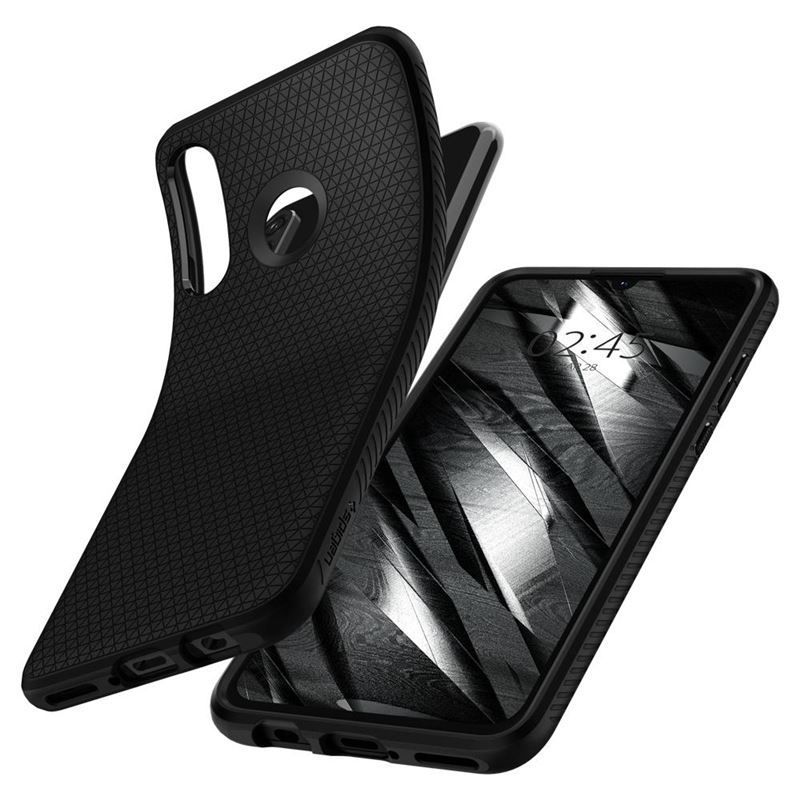 Spigen Liquid Air, black - Huawei P30 Lite/N.E.