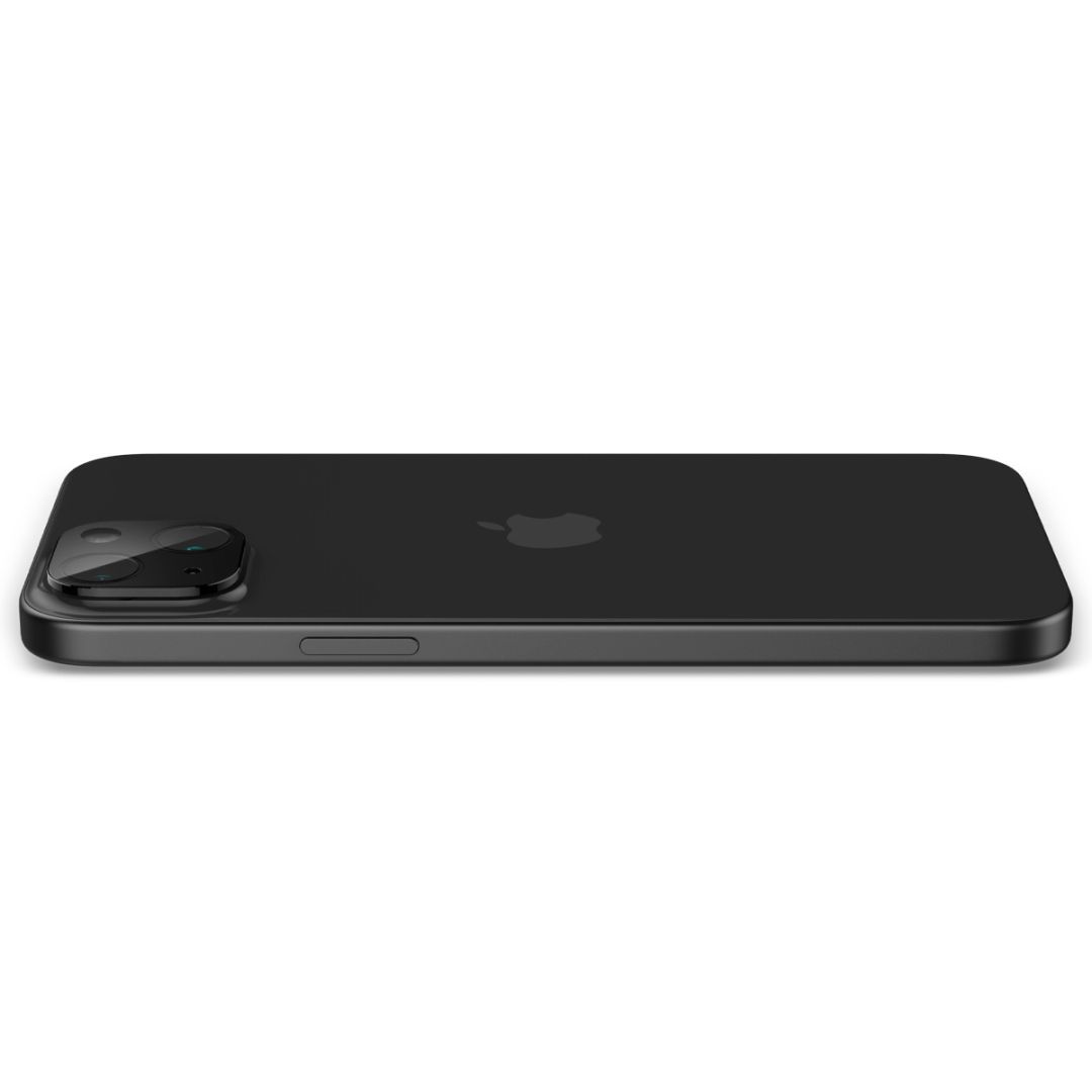 Spigen iPhone 15/15 Plus/14/14 Plus Glass tR Optik Black (2 Pack)