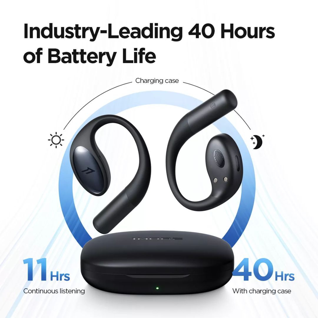 1More S51 Fit Open Bluetooth Headset Black