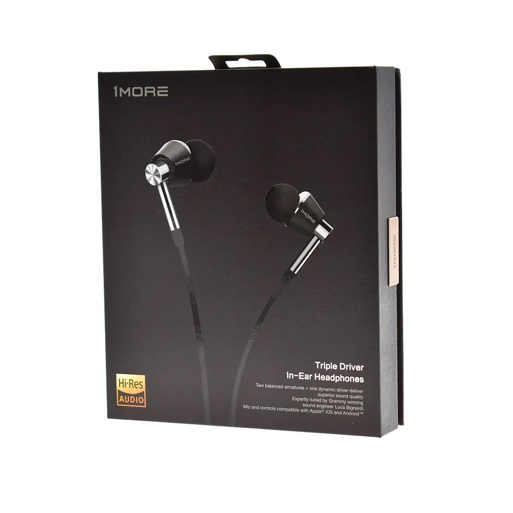 1More E1001 Triple Driver Headset Silver