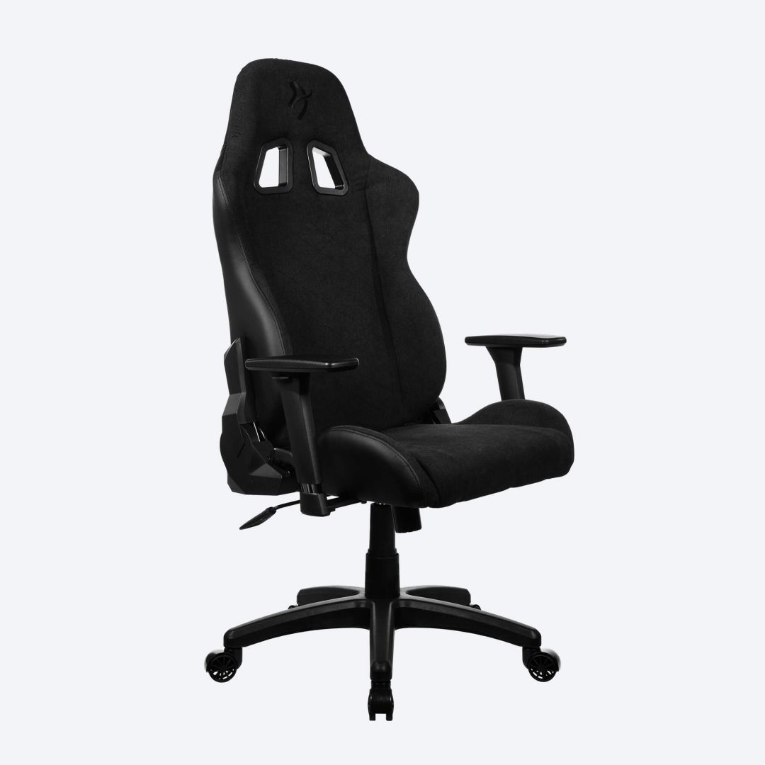 Arozzi Avanti Soft Fabric Gaming Chair Pure Black