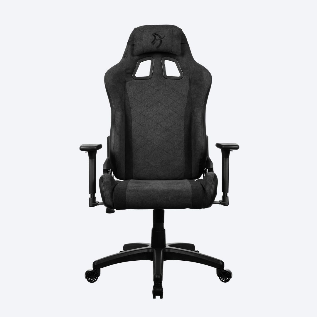 Arozzi Avanti Soft Fabric Gaming Chair Dark Grey