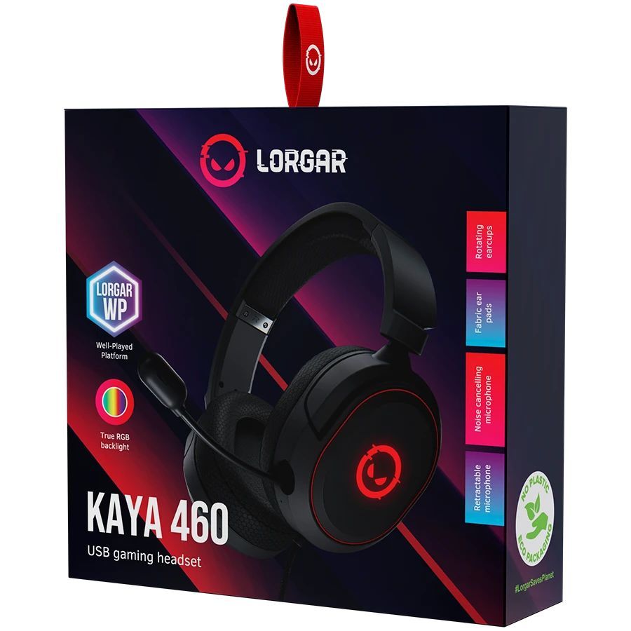 LORGAR Kaya 460 Gaming Headset Black