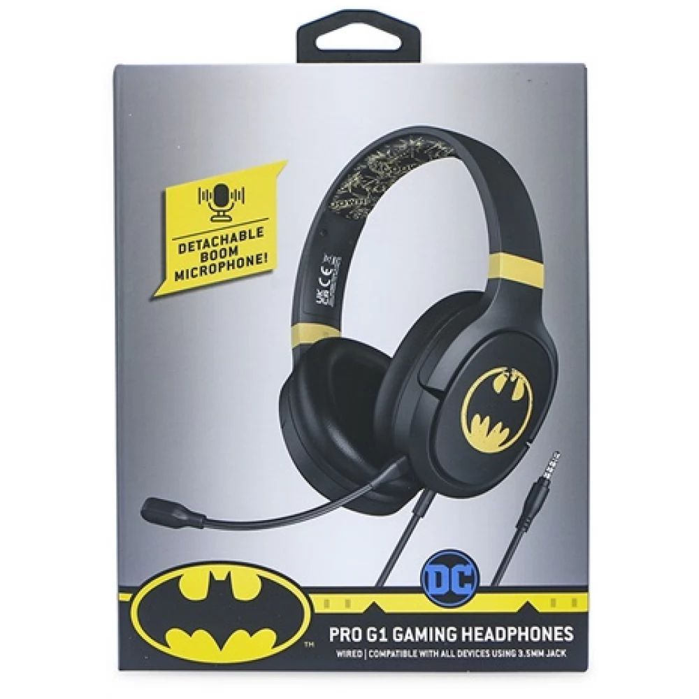 OTL Technologies Batman Comics Pro G1 Gaming Headset Black/Yellow