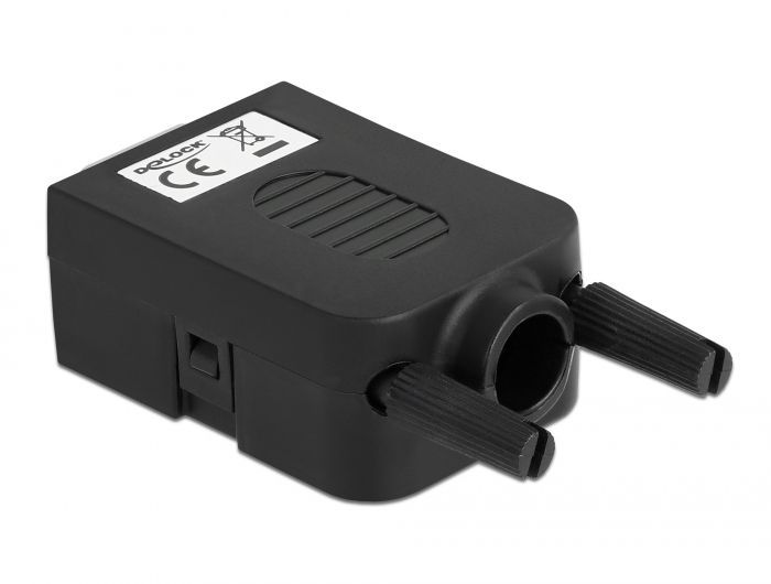 DeLock D-Sub9 male to Terminal Block with Enclosure