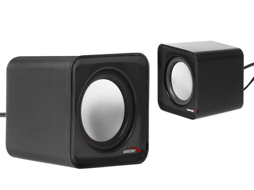 Audiocore AC870 Stereo Speakers Black/Gray