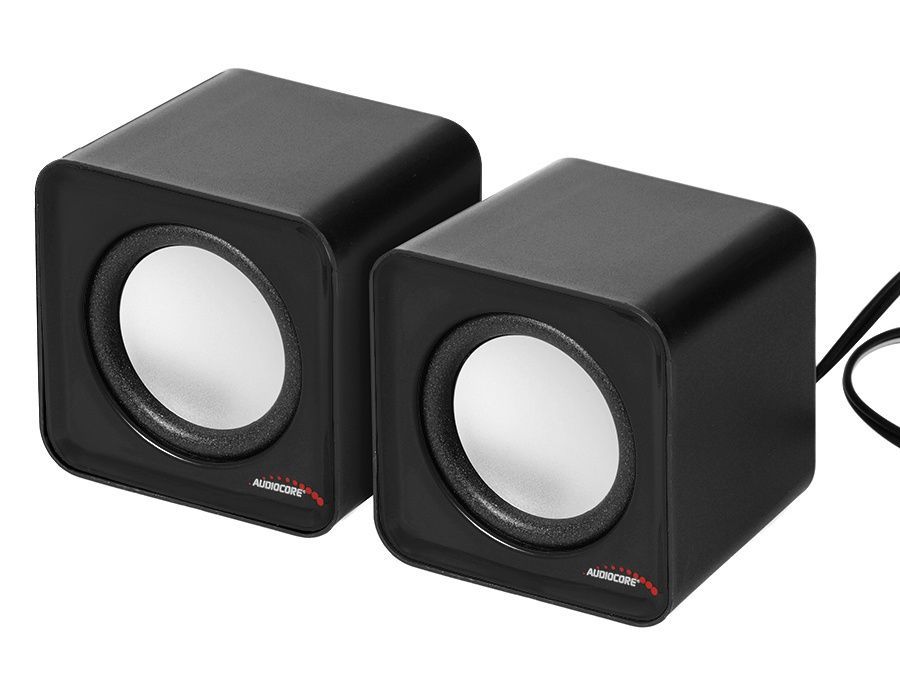 Audiocore AC870 Stereo Speakers Black/Gray