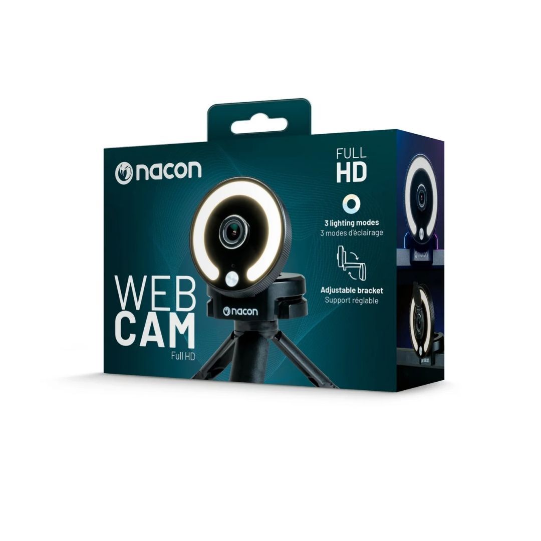 Nacon FullHD PC Streaming Webkamera Black