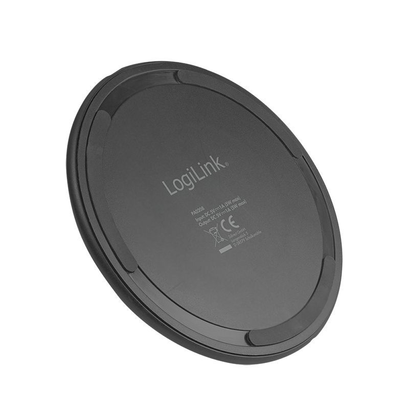 Logilink Wireless table charger 5W with LED charging indication