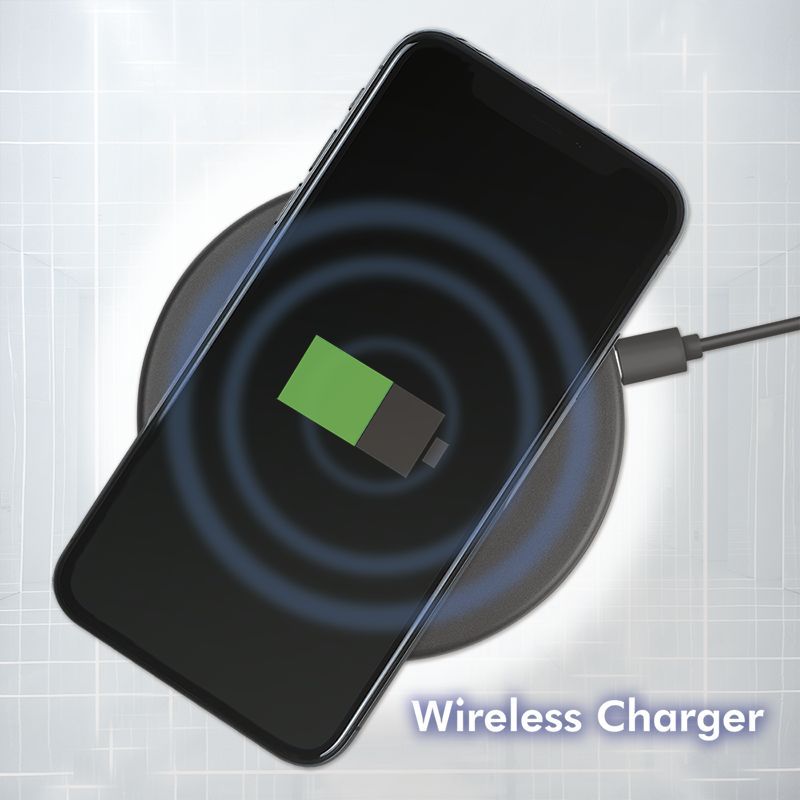 Logilink Wireless table charger 5W with LED charging indication