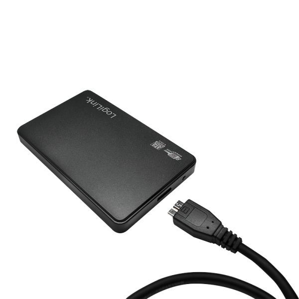 Logilink External HDD enclosure 2.5", SATA, USB 3.0 Black