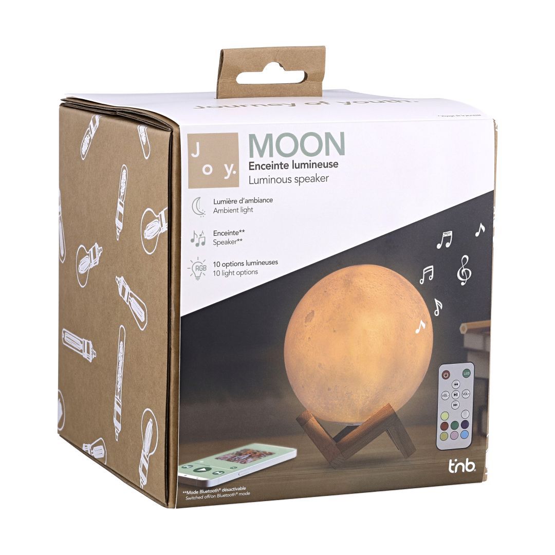 TnB Enceinte Bluetooth Lumineuse design MOON