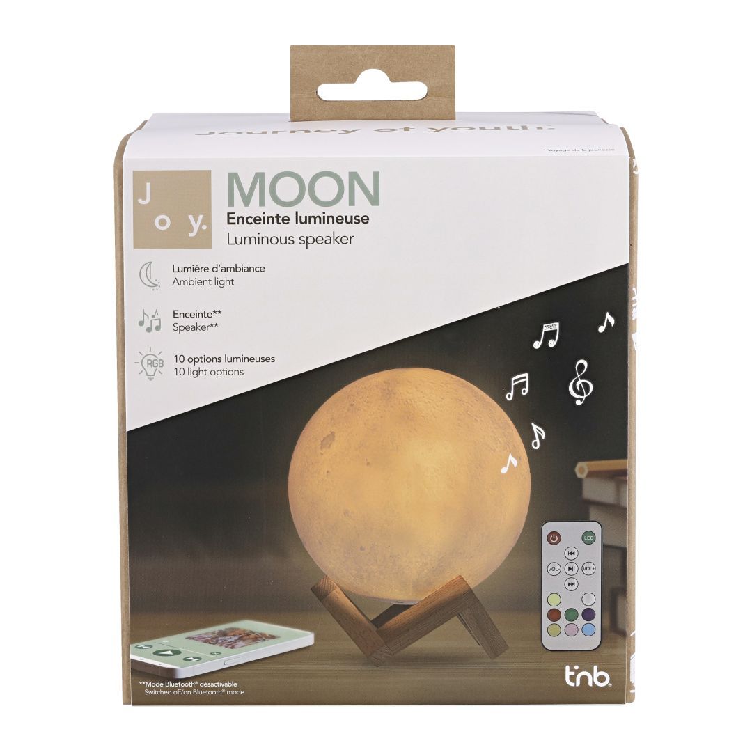 TnB Enceinte Bluetooth Lumineuse design MOON