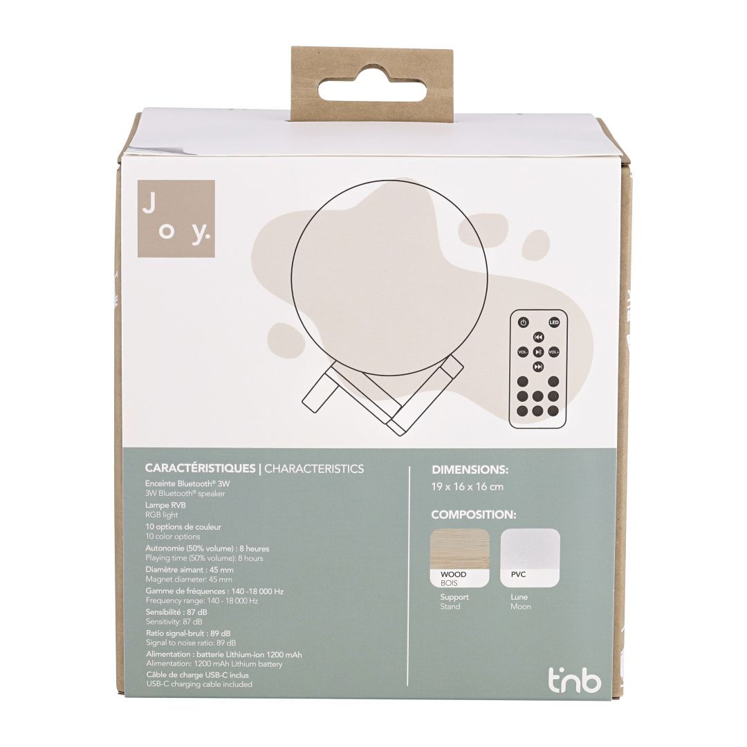 TnB Enceinte Bluetooth Lumineuse design MOON