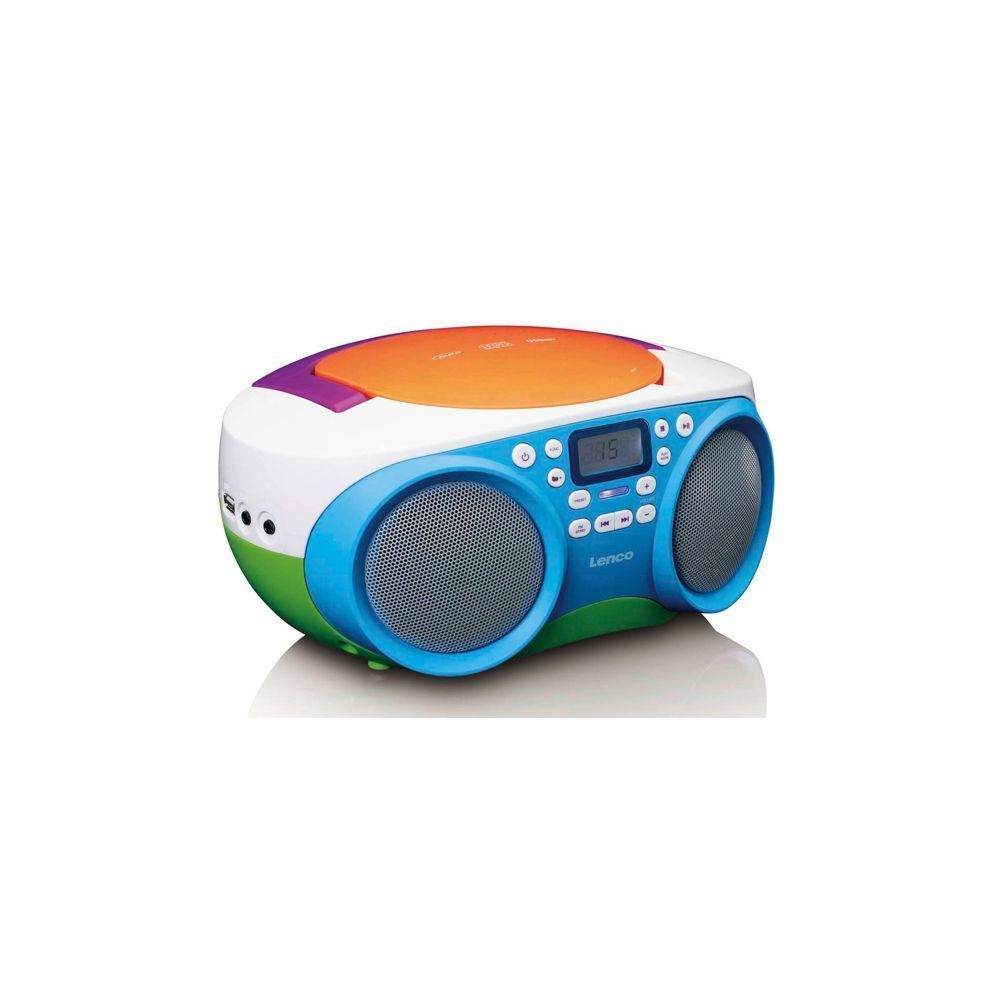 Lenco SCD-41 Portable FM Radio and CD/USB player Multi Colour