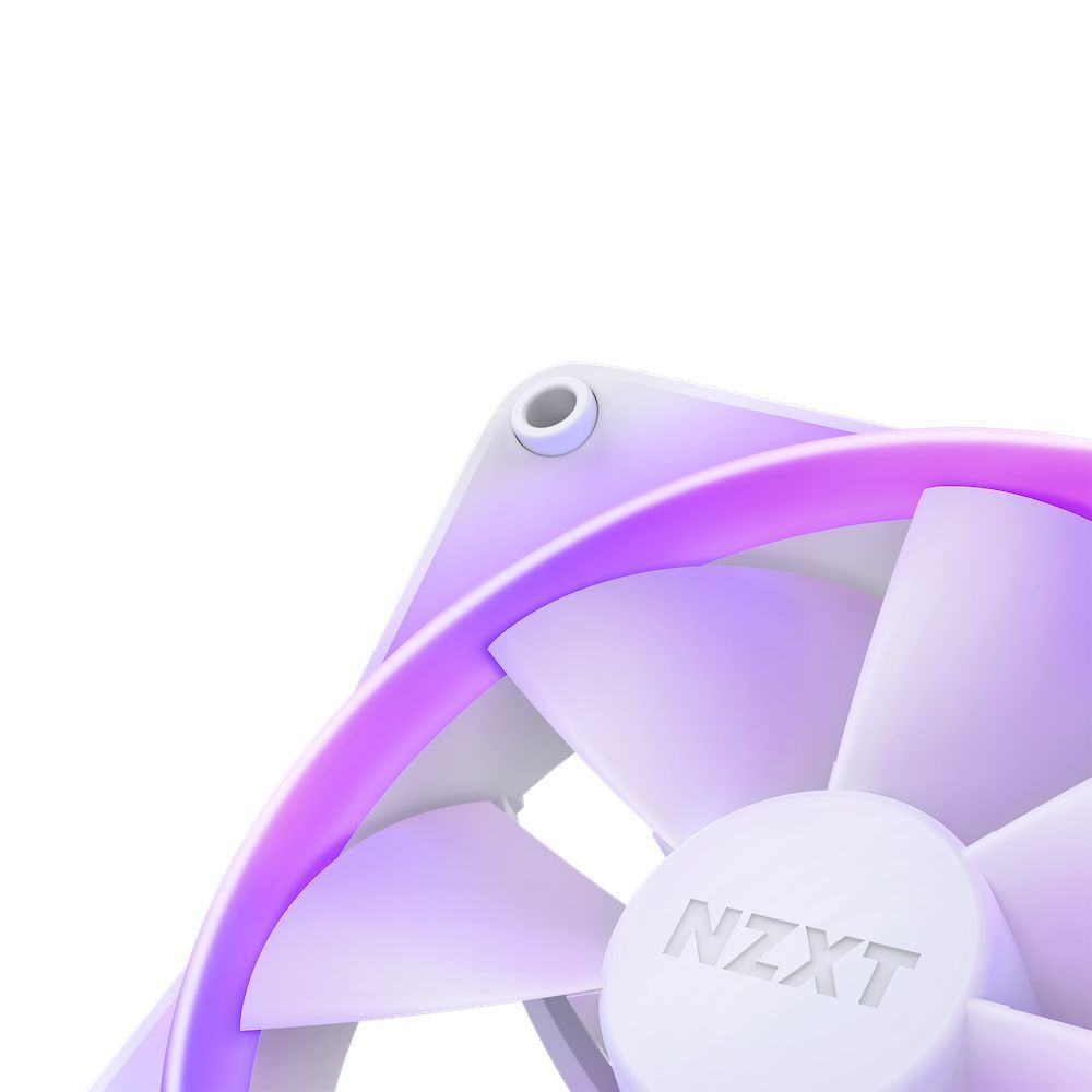 NZXT F120 RGB Triple Pack White